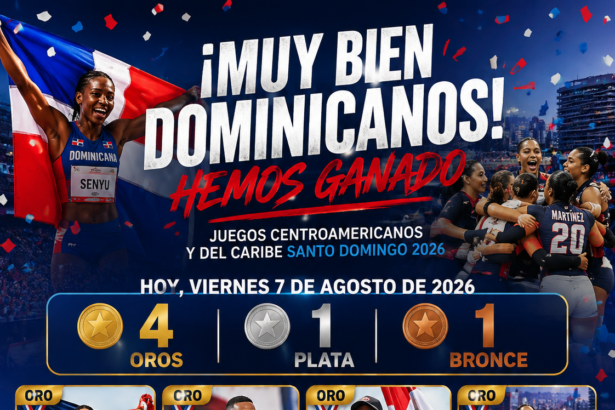 República Dominicana conquista cuatro oros, una plata y un bronce en la jornada del viernes
