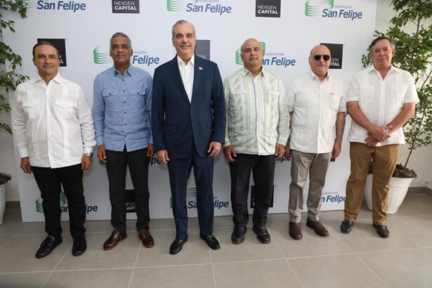 Presidente Abinader visita construcción Central Termoeléctrica Generadora San Felipe Andrés Ia que aportará 467 MW al sistema eléctrico