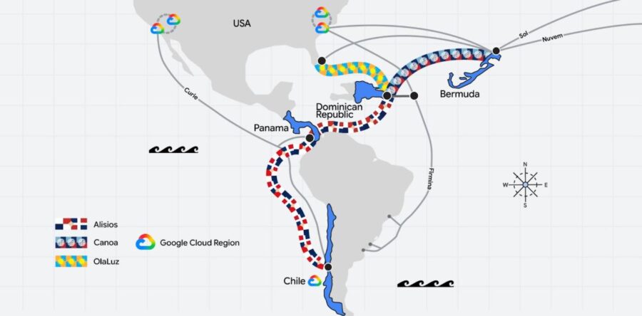 Google convertirá a RD en centro digital del Caribe con su nueva red submarina