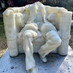 Estatua de cera de Abraham Lincoln se derrite en Washington DC durante ola de calor