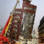 Ascienden a 9 los fallecidos por el terremoto en Taiwán, 821 heridos, 127 permanecen atrapadas