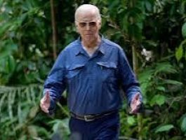 Joe Biden se volvió a confundir y caminó hacia el bosque amazónico en Brasil